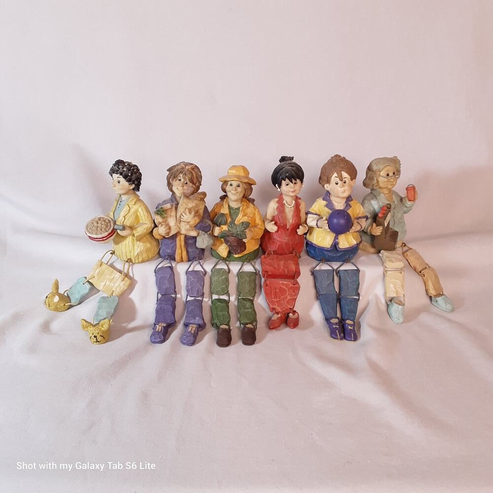 💎WMG 2003 Shelf Sitters Figurines Set Of Six Active Women